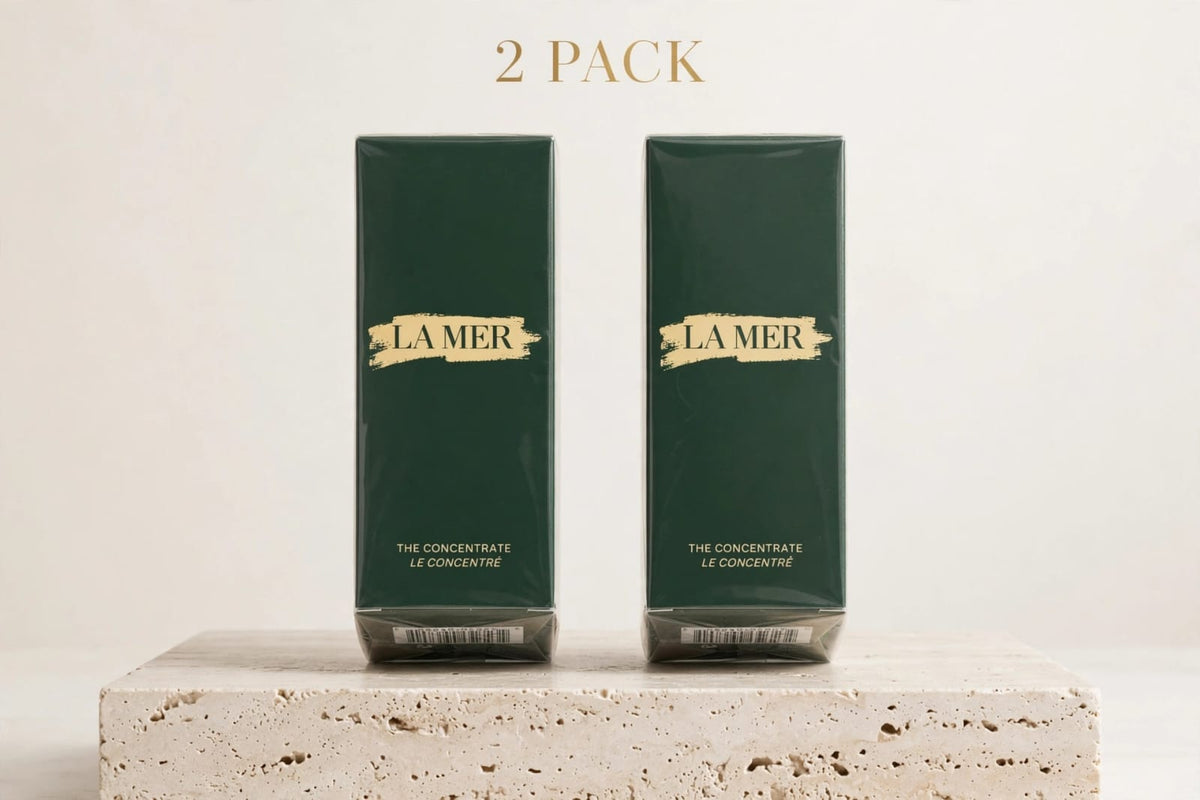2 PACK - La Mer The Concentrate Serum 50ml x 2 - Le Concentre - Luxury Skincare Bundle - Sealed