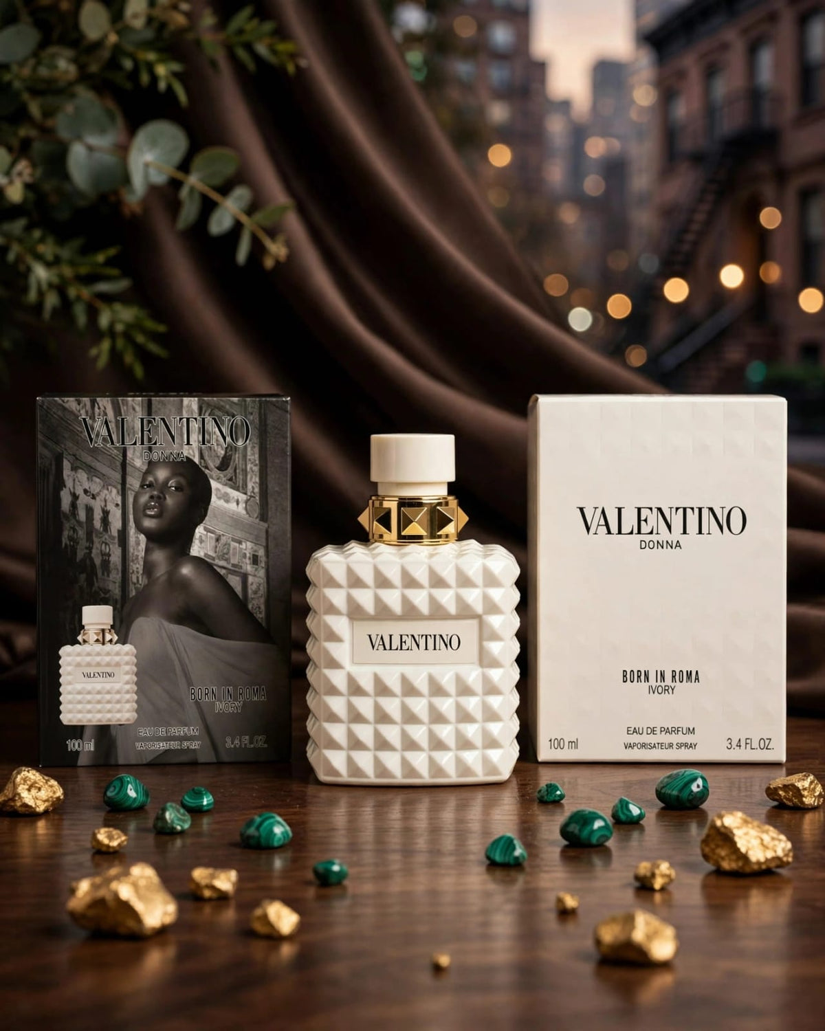 Valentino Donna Born In Roma Ivory EDP 100ml For Women | Luxurious Vanilla White Floral Perfume