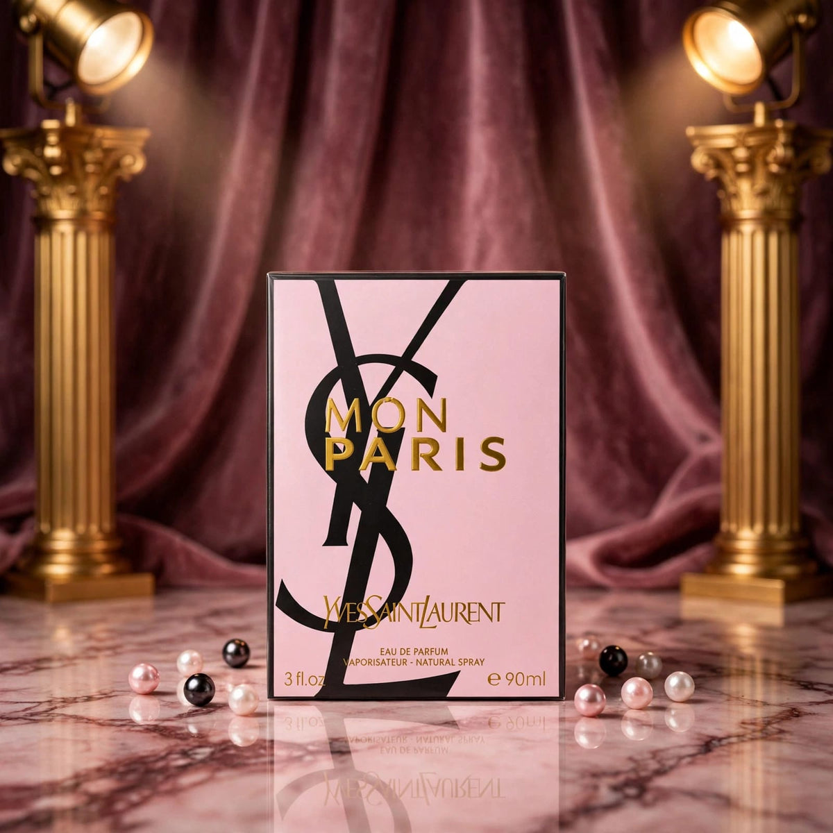 Yves Saint Laurent Mon Paris Eau de Parfum 90ML / 3.0 FL.OZ. | Love, Vertigo, Paris | For Women
