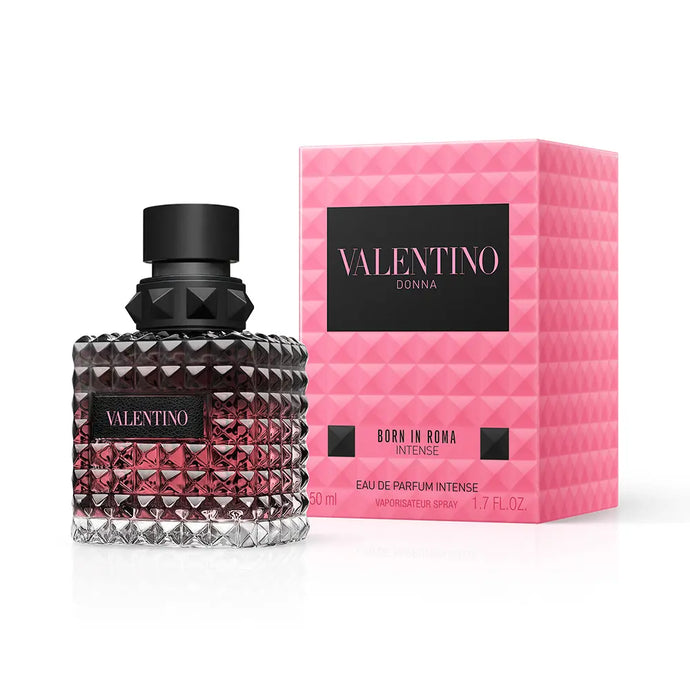 Valentino Donna Born In Roma Intense EDP – 50ml | Pink Studded Luxury Perfume For Women