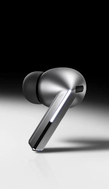 Samsung Galaxy Buds3 Pro - True Wireless Earbuds with Adaptive ANC, Hi-Fi Sound, Blade Lights - Titanium Silver