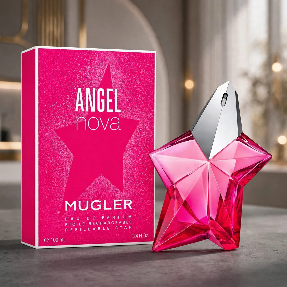 Mugler Angel Nova Eau de Parfum Refillable Star 100ml / 3.4 FL.OZ. For Women
