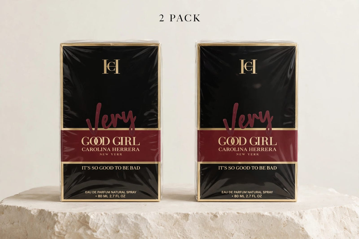 2 PACK - Very Good Girl by Carolina Herrera Eau de Parfum 80ml x 2 - 2.7 FL OZ Each - It's So Good To Be Bad - Sealed