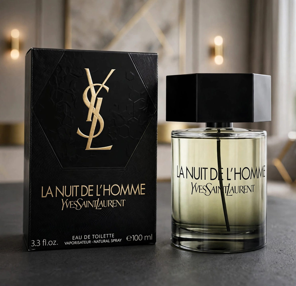 Yves Saint Laurent La Nuit De L'Homme EDT For Men 100ml / 3.3 FL.OZ. | Original Sealed Box