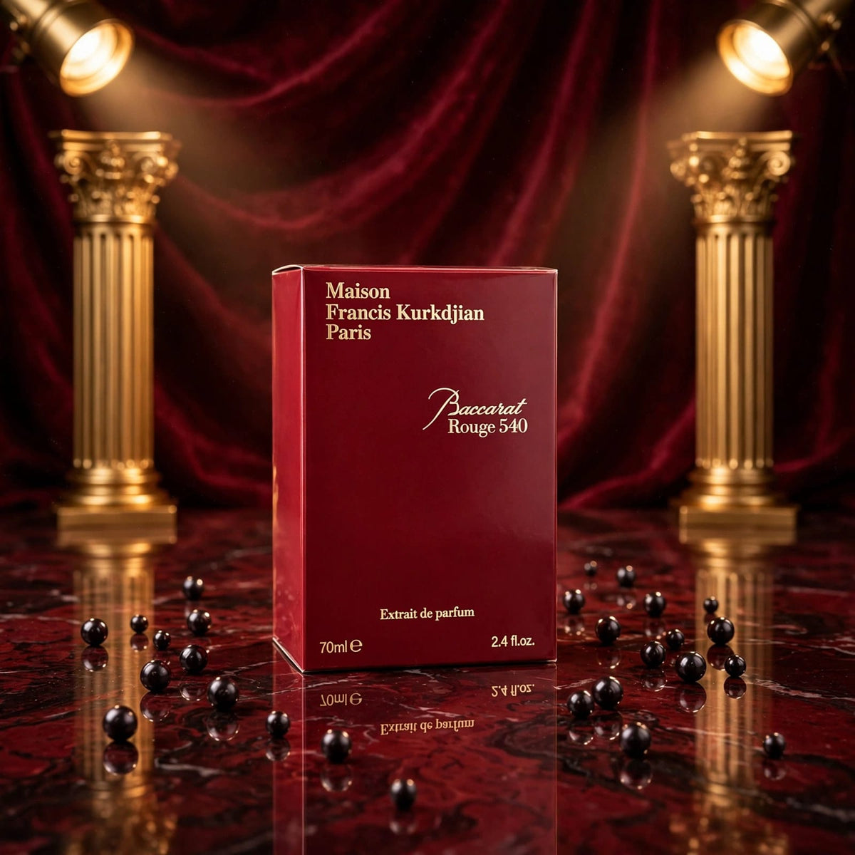Maison Francis Kurkdjian Baccarat Rouge 540 Extrait de Parfum 70ml / 2.4 fl.oz | Luxury Unisex Fragrance | Long Lasting