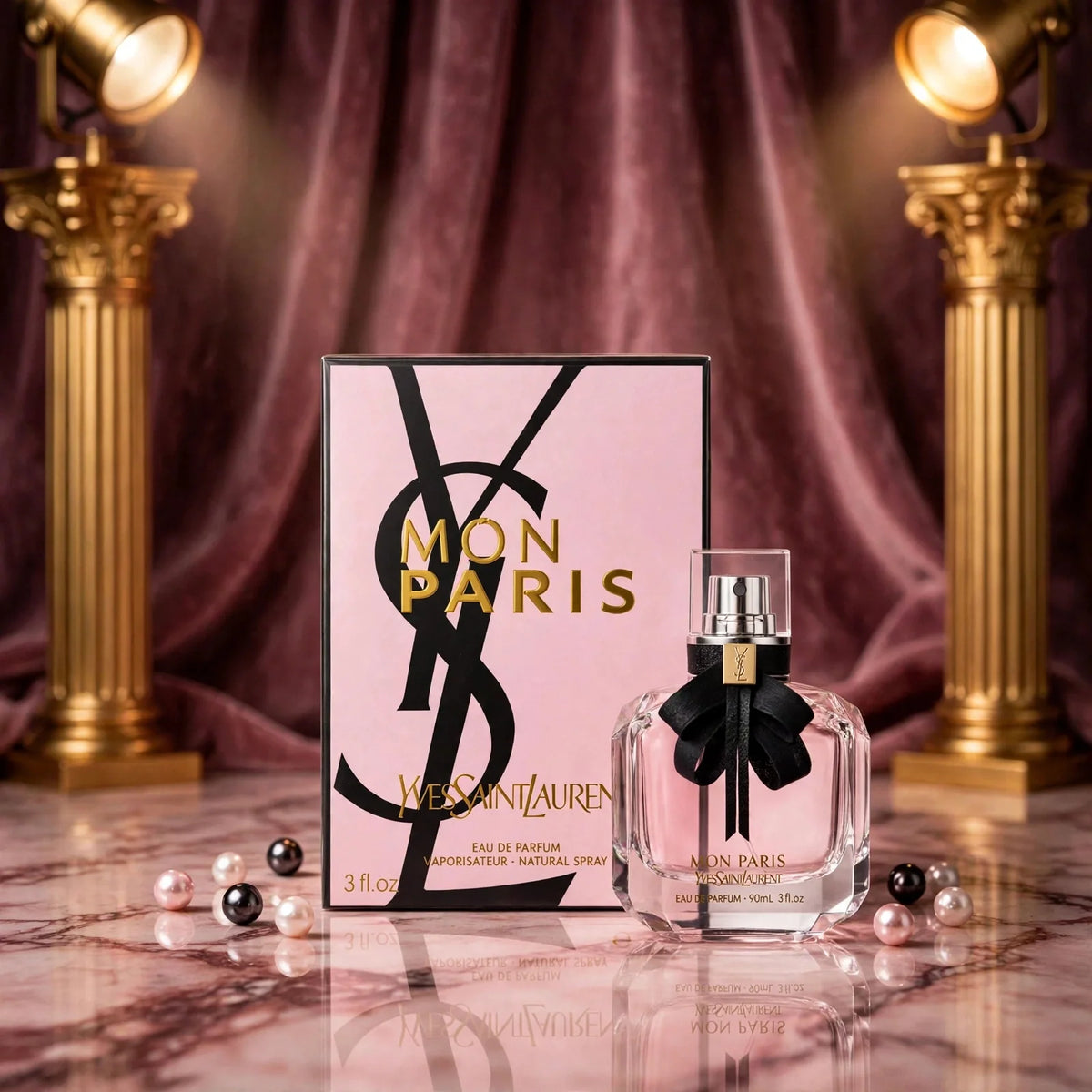 Yves Saint Laurent Mon Paris Eau de Parfum 90ML / 3.0 FL.OZ. | Love, Vertigo, Paris | For Women