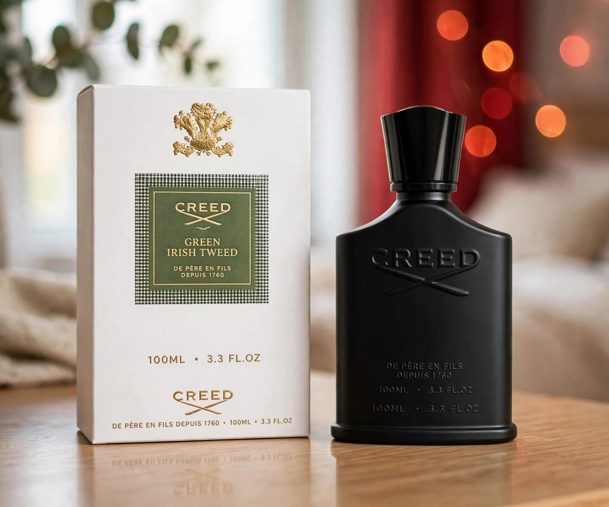 Creed Green Irish Tweed Eau de Parfum for Men - 100ml / 3.3 FL.OZ | Legendary Fresh Green Fragrance - De Pere En Fils Depuis 1760