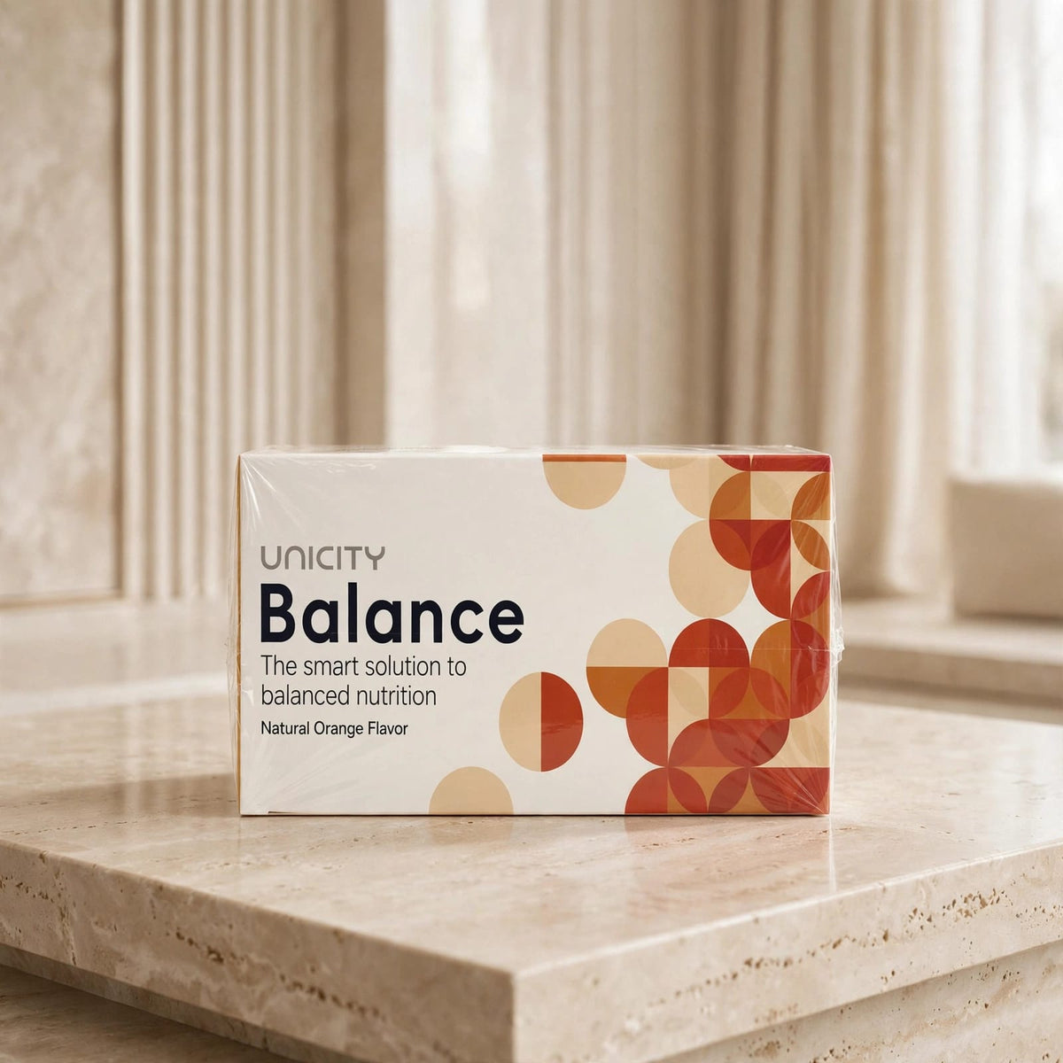 Unicity Balance - The Smart Solution to Balanced Nutrition - Natural Orange Flavor - Dietary Supplement - 60 Pack - Sealed