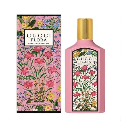 Gucci Flora Gorgeous Gardenia Eau de Parfum for Women - 100ml / 3.3 FL.OZ. | Luxury White Floral Sweet