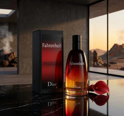Dior Fahrenheit Eau de Toilette for Men - 100ml / 3.4 FL.OZ. - Iconic Leather & Vanilla - Legendary Masculine Fragrance - Made in France