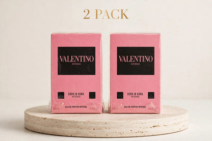 2 PACK - Valentino Donna Born In Roma Intense Eau de Parfum Intense 100ml x 2 - 3.4 FL OZ Each - For Women - Sealed