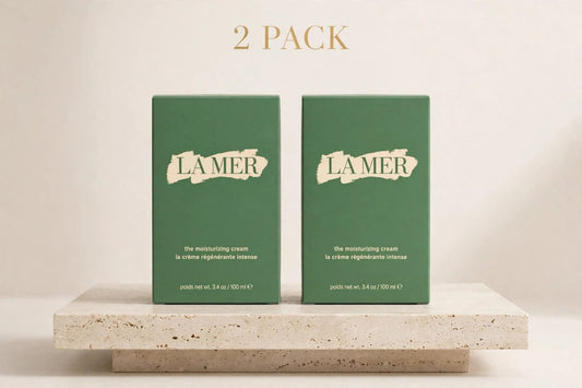 2 PACK - La Mer The Moisturizing Cream 100ml x 2 - 3.4 oz - la creme regenerante intense - Luxury Face Cream - Sealed