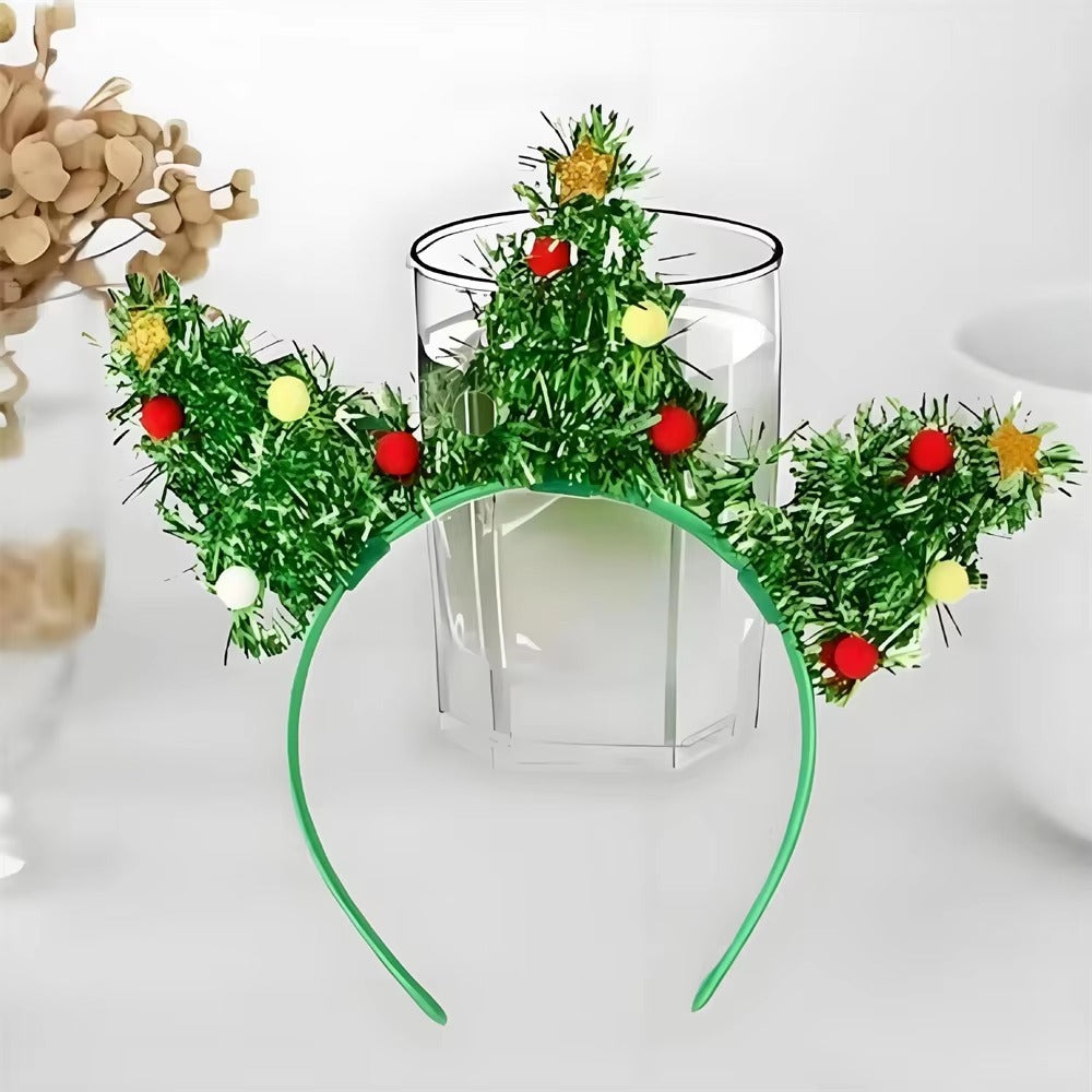 Snowflake Headwear Decorative Christmas Headband Headband Snowflake Hair Accessories For Costume Party Performances Holiday