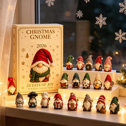 Christmas Gnome Advent Calendar Christmas Countdown Calendar Pendant for Happy Birthday Party Favors