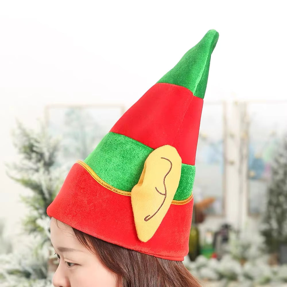 Festive Christmas Hat,Elf,Clown,and Pants Headwear for Party Gifts,Perfect Christmas Decoration and Party Supplies