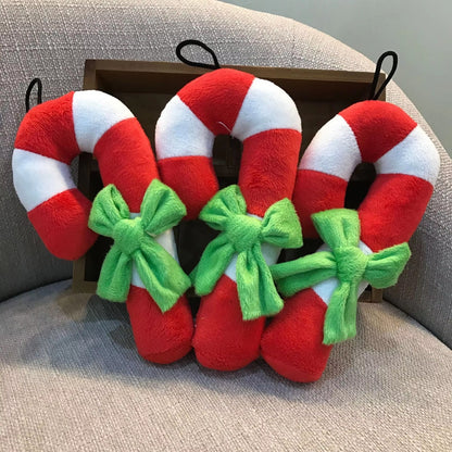 1pc Extra Large Candy Cane Christmas Decorations-Giant Hanging Ornaments with Red&White Stripes,Christma Stocking Hook