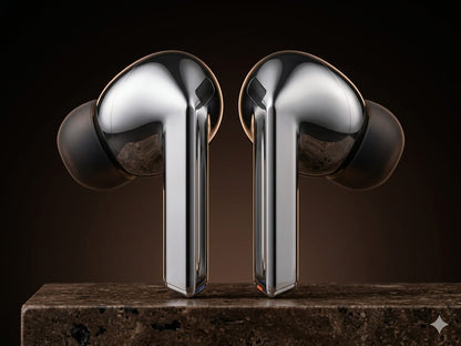 Samsung Galaxy Buds3 Pro - True Wireless Earbuds with Adaptive ANC, Hi-Fi Sound, Blade Lights - Titanium Silver
