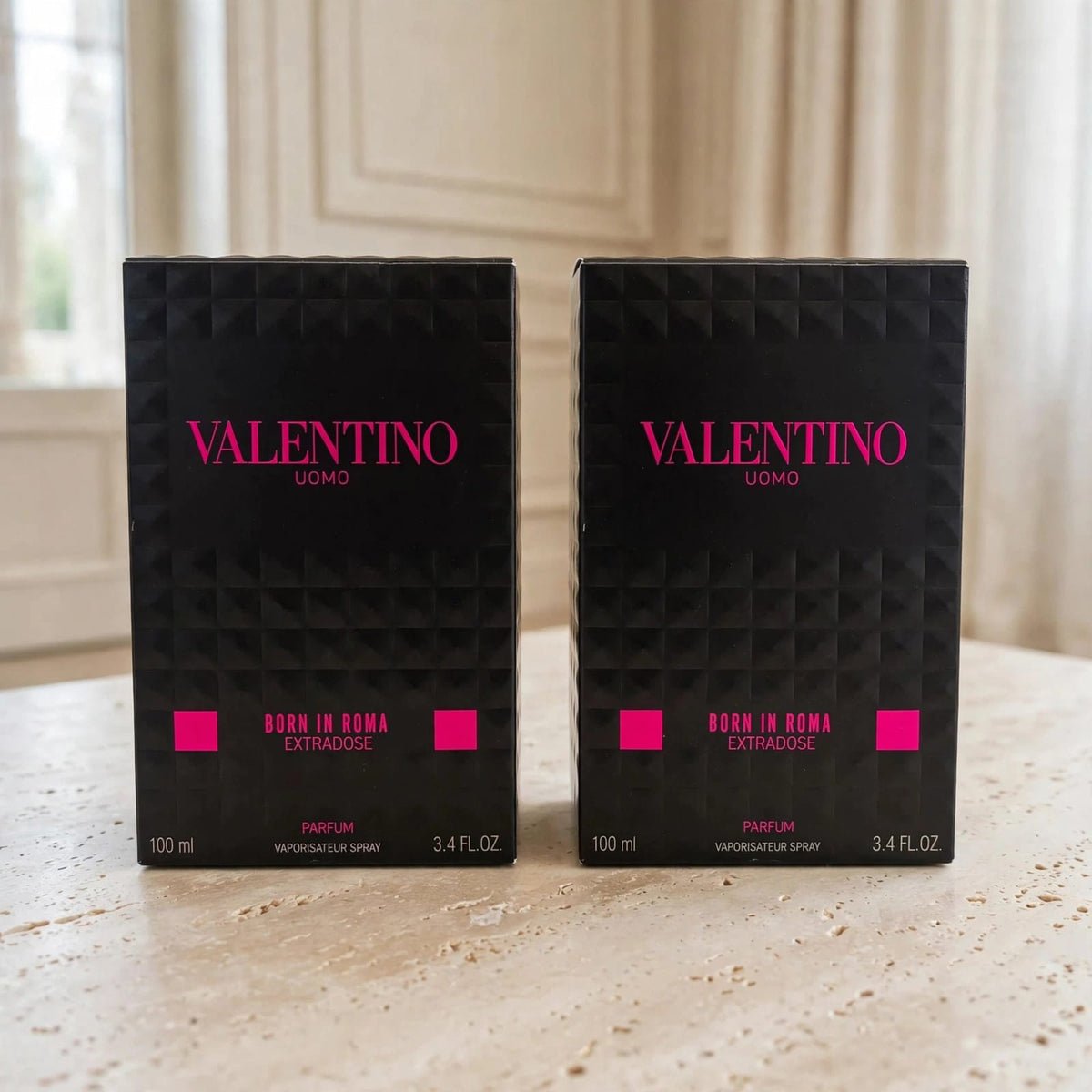Valentino Uomo Born In Roma Extradose Parfum 100ml - 2 Pack | Intense Lavender Vanilla Men's Perfume