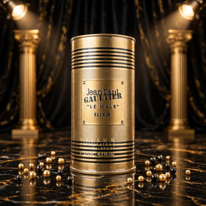 Jean Paul Gaultier Le Male Elixir Parfum 125ML / 4.2 FL.OZ. | Most Intense Le Male Ever | For Men