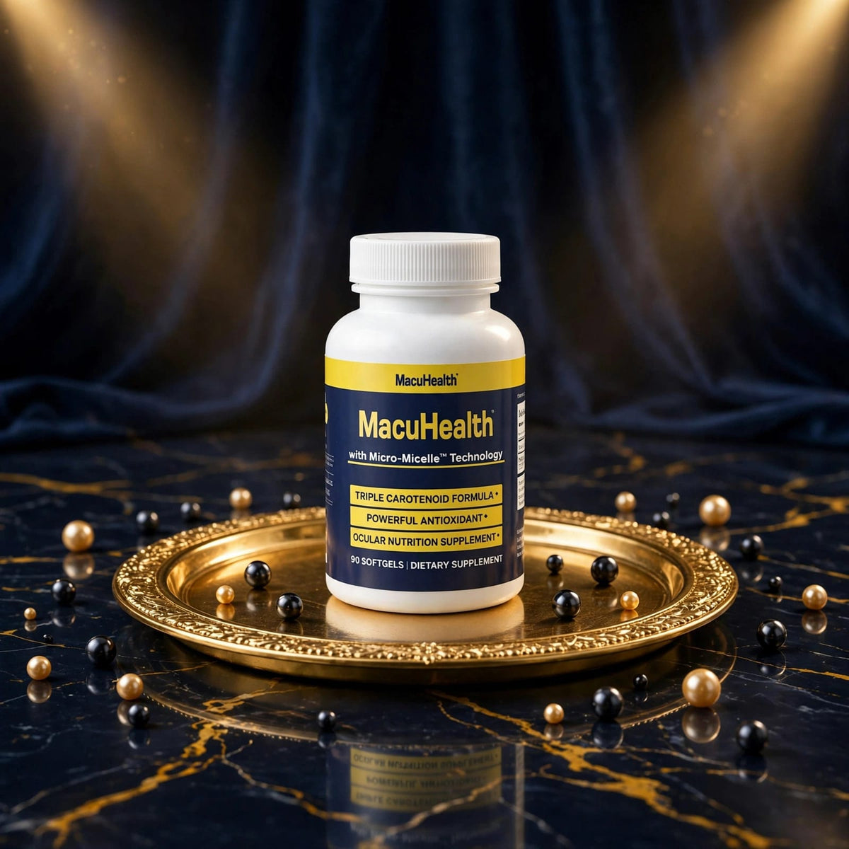 MacuHealth with Micro-Micelle Technology - Triple Carotenoid Formula for Eye Health | Lutein, Zeaxanthin, Meso-Zeaxanthin - 90 Softgels