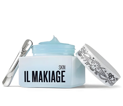 IL MAKIAGE Power Camouflage Hydrating Moisturizer - Light Blue Cream with Spatula