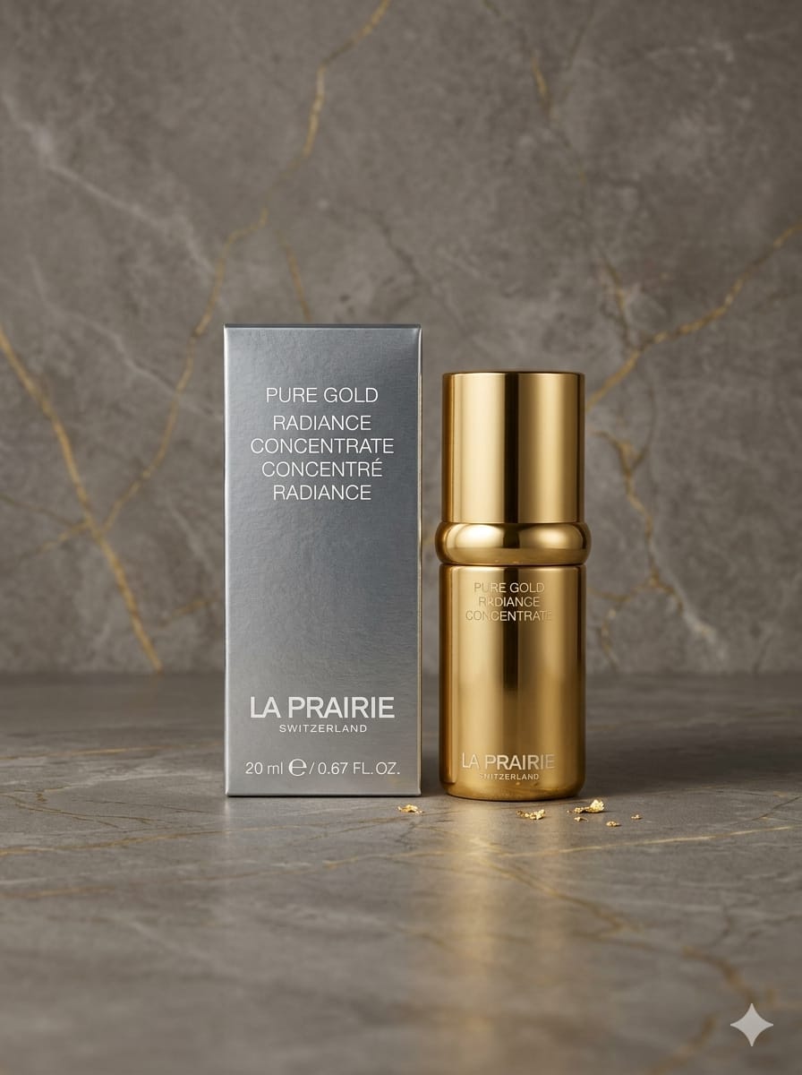 La Prairie Pure Gold Radiance Concentrate Serum 20ml / 0.67 FL OZ - Luxury Swiss Gold Serum for Radiance