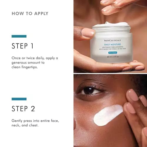 SkinCeuticals Daily Moisture for Oily Skin - Oil-Free Pore Minimizing Face Moisturizer 60ml