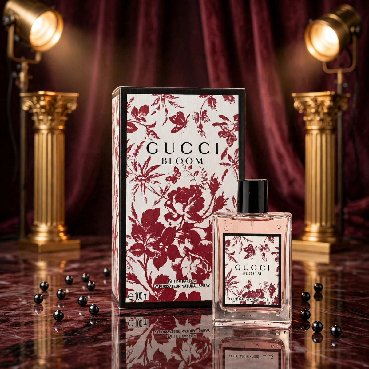 Gucci Bloom Eau de Parfum For Women 100ML / 3.3 FL.OZ. | Floral Luxury Perfume | Original Box