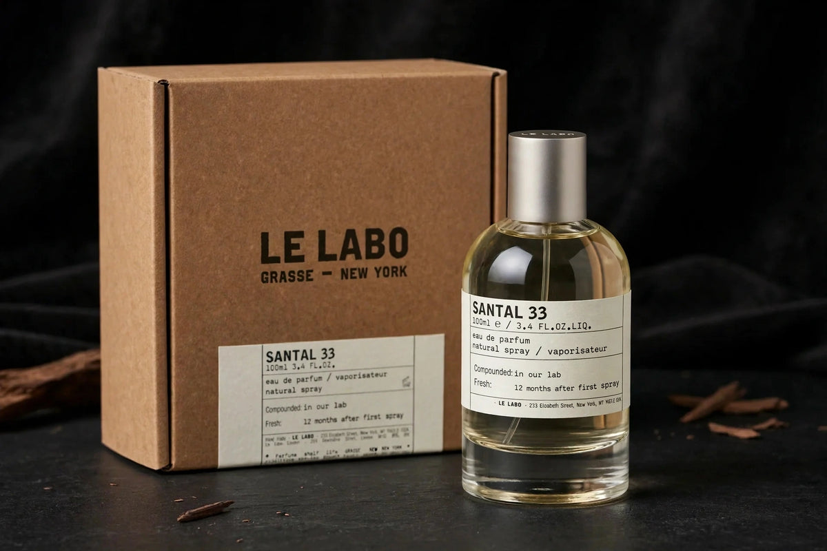 LE LABO Santal 33 Eau de Parfum 100ml / 3.4 FL.OZ. - Iconic Unisex Luxury Perfume - Natural Spray - Made in USA - Grasse New York