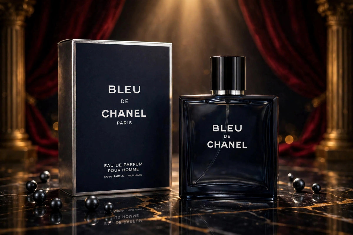 Bleu de Chanel Eau de Parfum Pour Homme by Chanel - 100ml / 3.4 FL.OZ | Woody Aromatic Luxury Cologne for Men