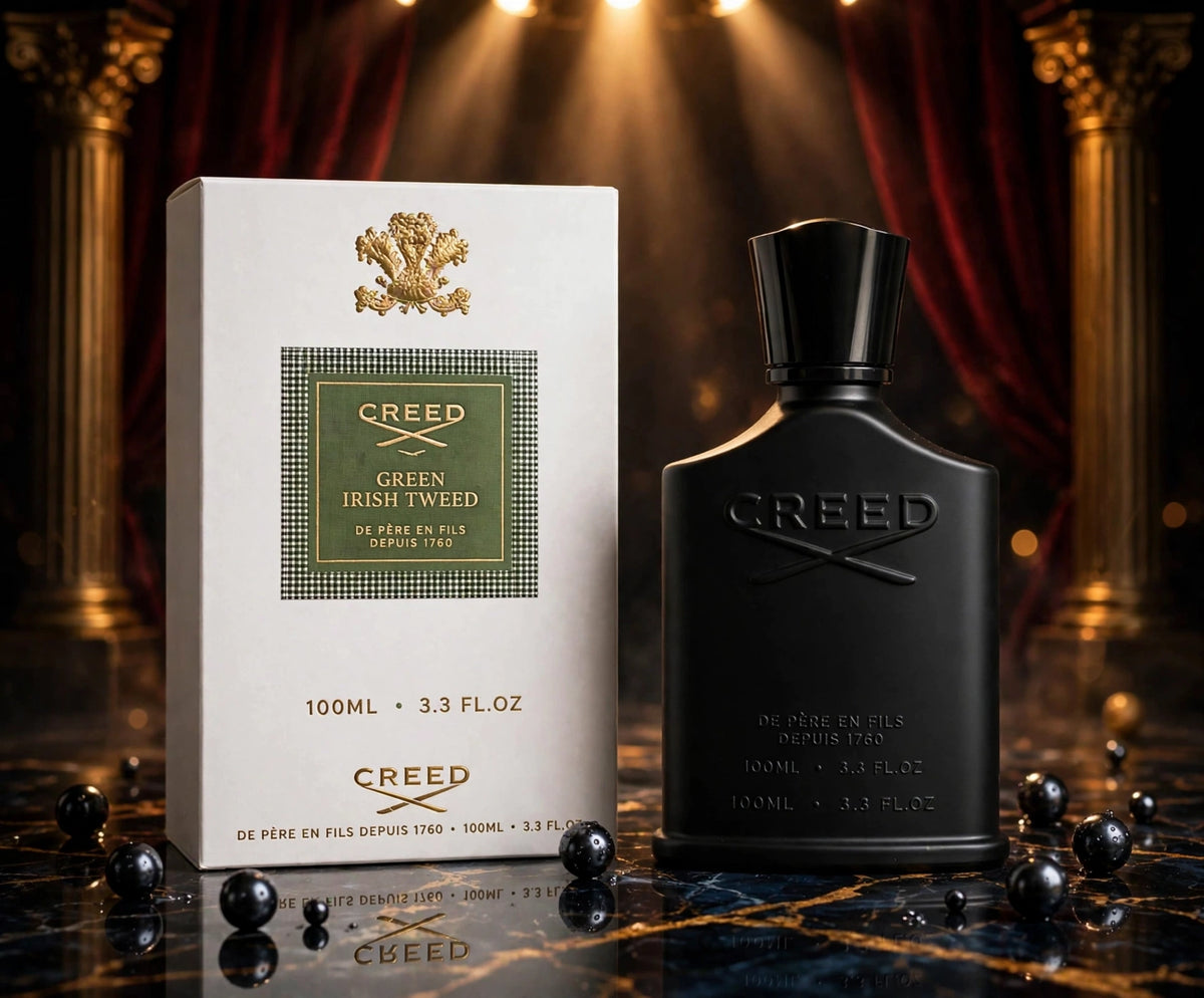 Creed Green Irish Tweed Eau de Parfum for Men - 100ml / 3.3 FL.OZ | Legendary Fresh Green Fragrance - De Pere En Fils Depuis 1760