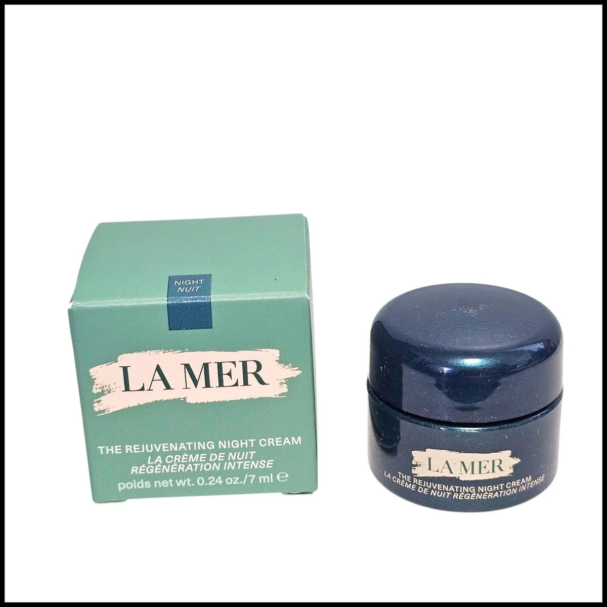 La Mer The Rejuvenating Night Cream 0.24 fl.oz. 7 ml. Travel Size New